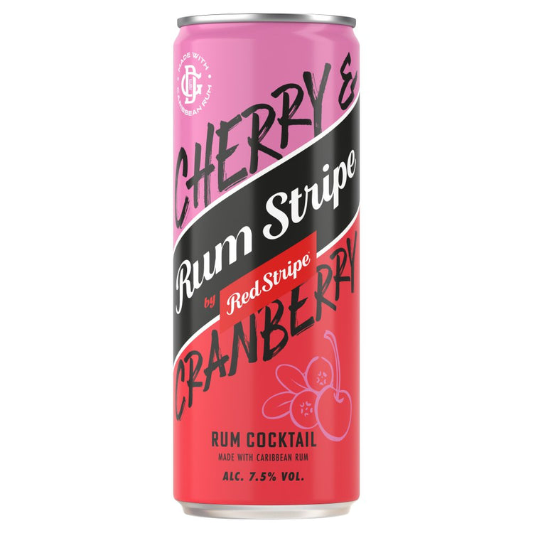 Red Stripe Cranberry Cocktail | 7.5% Vol | 250ml