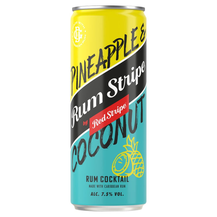 Red Stripe Pineapple & Coconut Rum Cocktail 7.5% Vol | 250ml