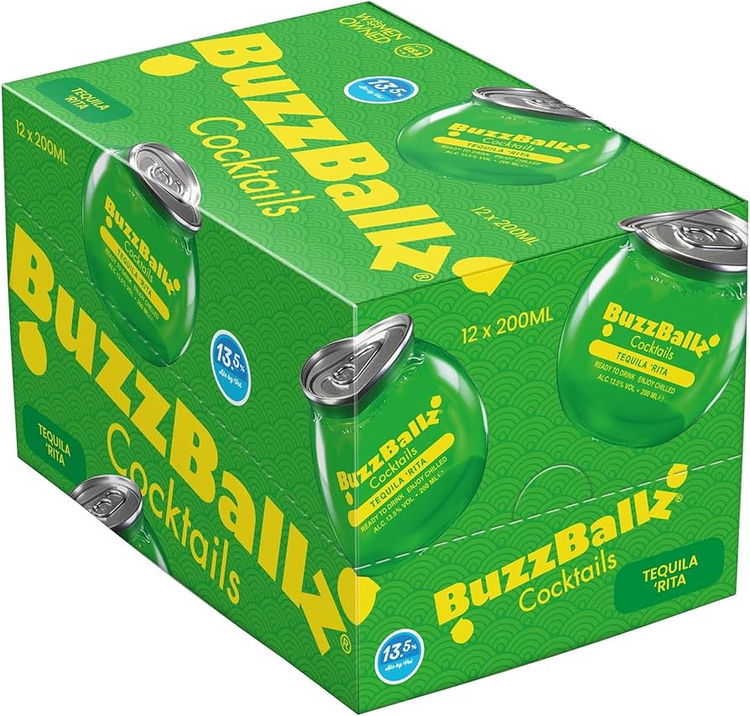 BuzzBallz Cocktails | Tequila Rita | Multipack x12 | 200ml