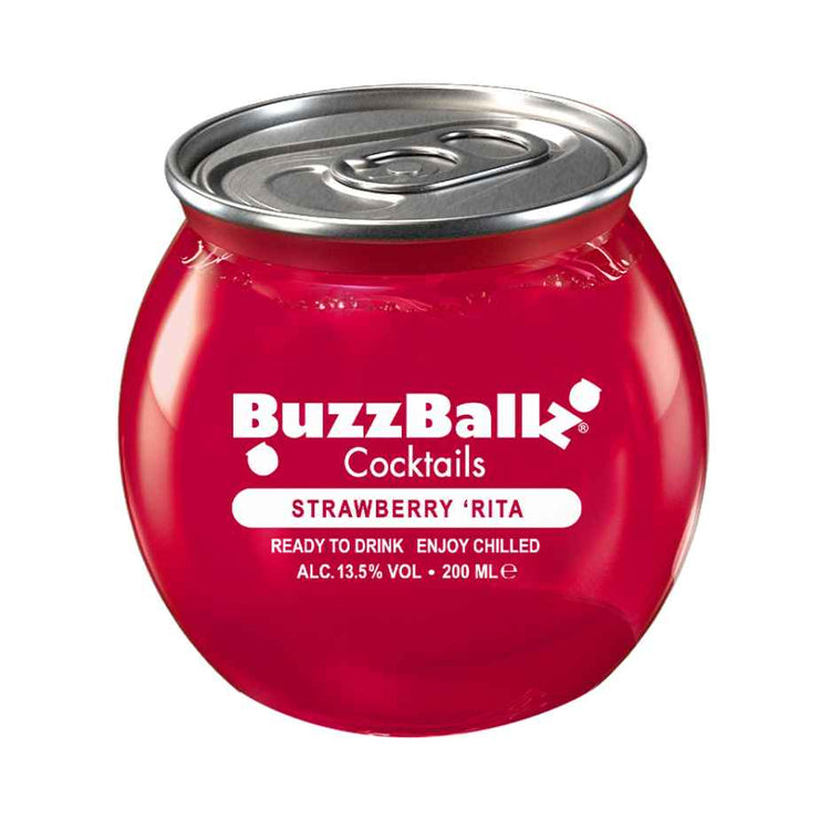 BuzzBallz Cocktails | Strawberry Rita | Multipack x12 | 200ml