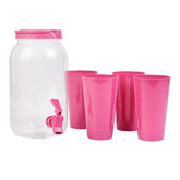 Drink Dispenser with X4 Cups