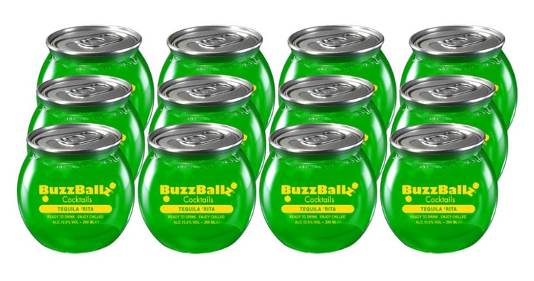 BuzzBallz Cocktails | Tequila Rita | Multipack x12 | 200ml