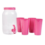 Drink Dispenser with X4 Cups